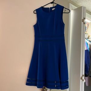 Blue Calvin Klein dress
